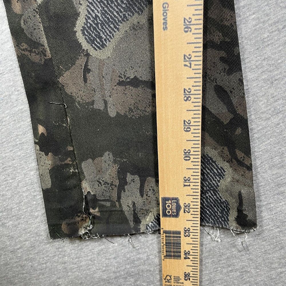 Waimea Cargo Pants Womens 20 Green Camo Stacked Fit Slim Twill Hunter Outdoor - Picture 6 of 14
